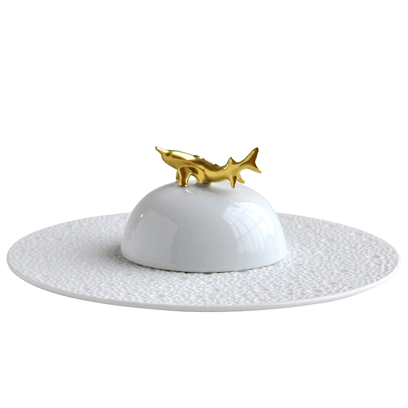 Caviar Plate with Cover