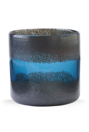 Lenox Stone Blue Glass Bowl 