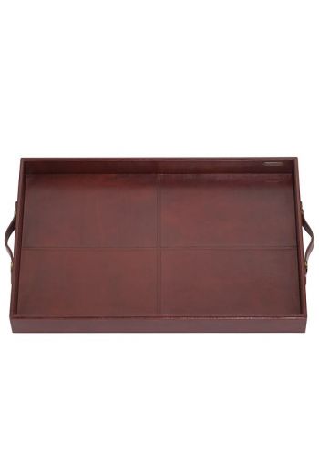 Reed & Barton Hudson™ Leather Bar Tray 