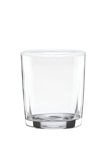Northern Indigo Color Rim Pearl Double Old Fashioned by Dansk