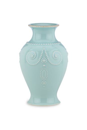 Lenox French Perle Ice blue 8" Bouquet Vase 