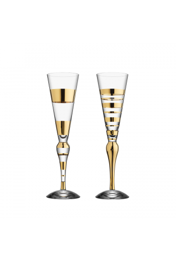 Orrefors Clown Champagne (gold, 2-pack)