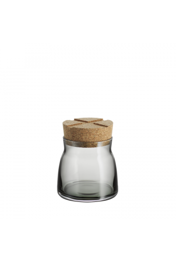 Bruk Jar with Cork (grey, small)
