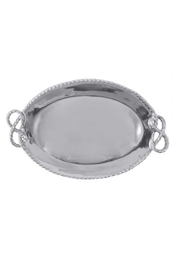 Mariposa ROPE OVAL SERVING TRAY