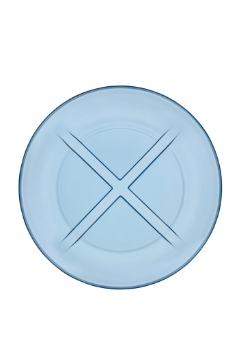 Kosta Boda Bruk Salad Plate (water blue)