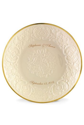 Lenox Personalized  Wedding Promises® Marriage Plate 