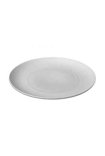 J.L. Coquet Hemisphere - White Medium Flat Round Dish