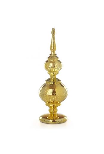 Lenox Gold Mercury Glass Lighted Spire Figurine 