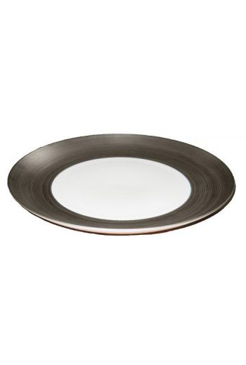 J.L. Coquet Hemisphere - Platinum Medium Round Platter