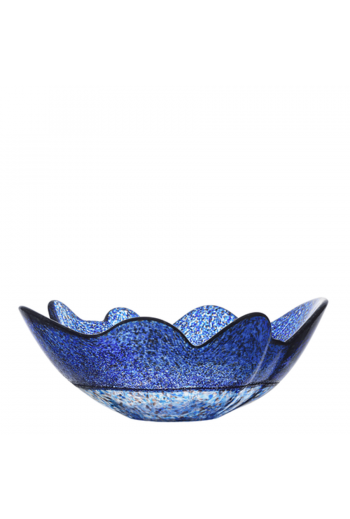 Kosta Boda Organix Bowl (stormy blue, large)