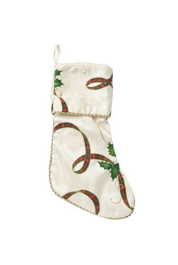Lenox Holiday Nouveau Trimmings Stocking 