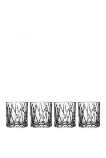 Orrefors City Old Fashioned (set of 4)