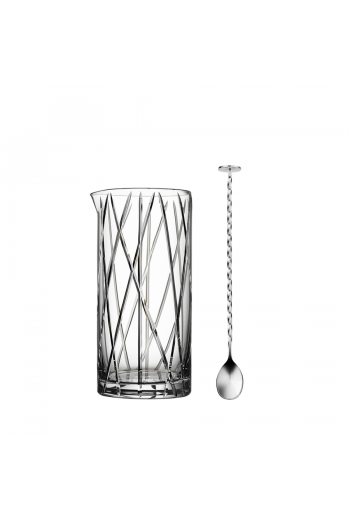City Mixing Glass including bar spoon