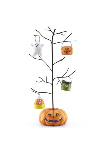Lenox Haunting Halloween Lighted Tree Figurine 