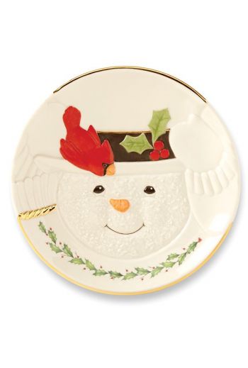Lenox Happy Holly Days™ Snowman Cookie Plate 
