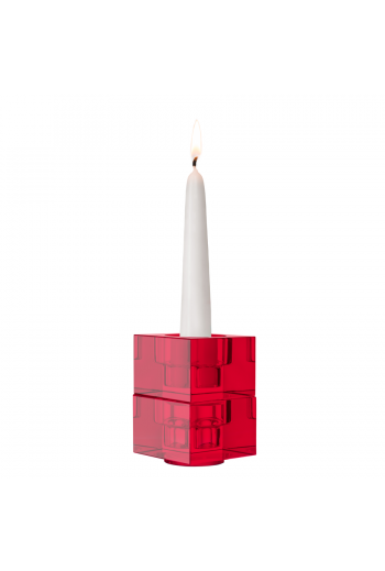 Totem Balance Candlestick (red, pair)