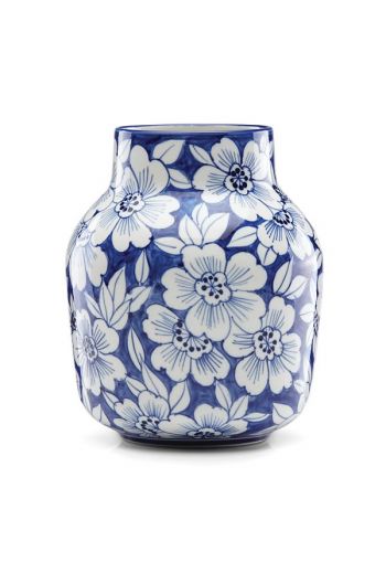 Lenox Painted Indigo™ Floral Tapered Vase 