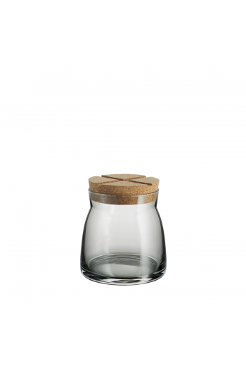 Bruk Jar with Cork (grey, medium)