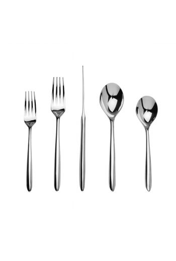 Flatware - Dune 5-Piece Setting  18/10 Stainless Steel