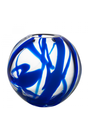 Kosta Boda Globe Vase (blue)