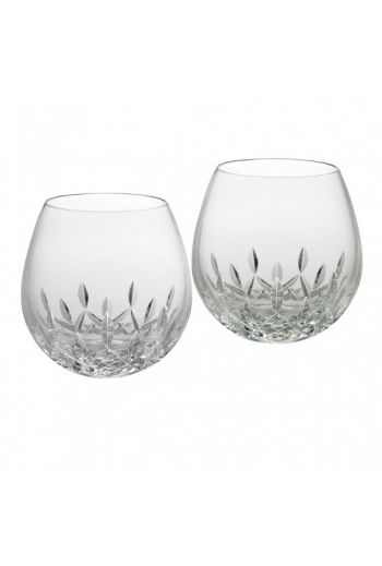 Waterford Lismore Nouveau Stemless Light Red Wine, Pair