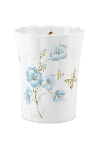 Lenox Butterfly Meadow® Blue Waste Basket 