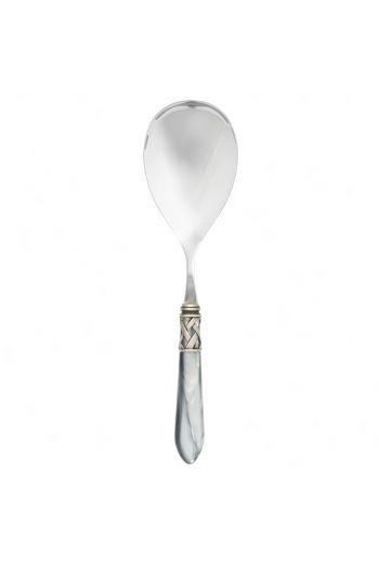 Vietri Aladdin Antique Light Gray Serving Spoon