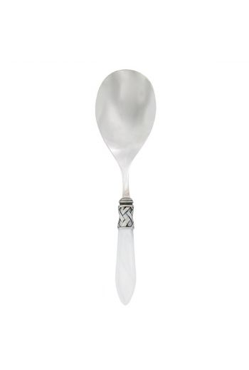 Vietri Aladdin Antique White Serving Spoon