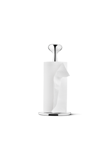 Georg Jensen Alfredo Kitchen Roll Holder Stainless Steel - H: 12.6 inches. Ø: 5.91 inches.