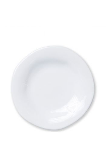Vietri Aurora Snow Salad Plate