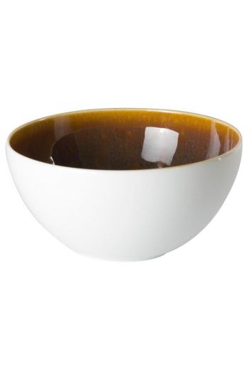 Royal Crown Derby Art Glaze - Flamed Caramel 6" Cereal Bowl