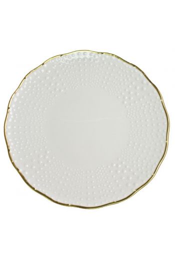 Medard de Noblat Corail Or Charger Plate