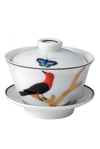 Bernardaud Aux Oiseaux Small Covered Cup