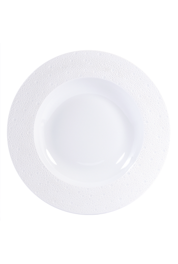 Bernardaud Ecume Large Rim Soup Plate 11.6''