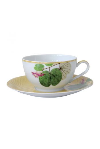 JARDIN INDIEN Gift box set of 2 jumbo cups and saucers