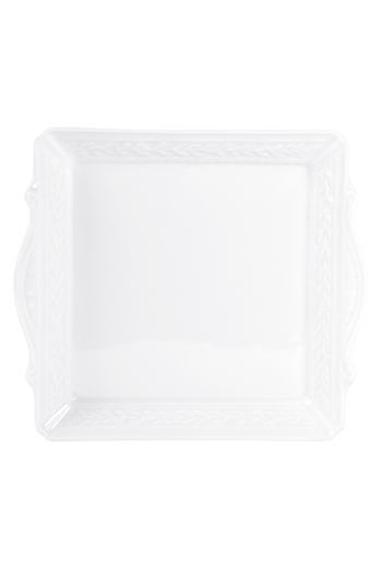 LOUVRE Square handled tray 9.5" x 9.5"