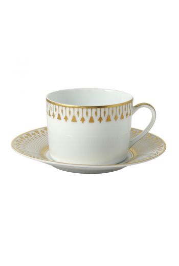 SOLEIL LEVANT Tea cup and saucer 5 oz