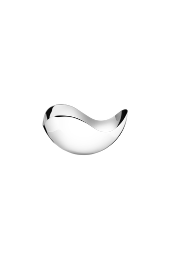 Georg Jensen Bloom Stainless Steel Mirror Bowl, Petit - H: 2.95 inches. Ø: 6.3 inches.