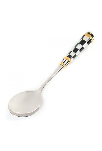 MacKenzie-Childs Courtly Check Casserole Spoon - 3" wide, 12.25" long