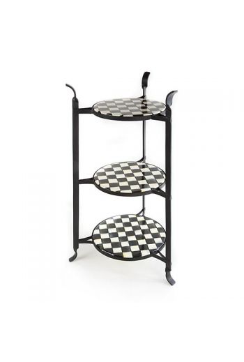 MacKenzie-Childs Courtly Check Counter Stand - 16" wide, 25.5" tall, 15" deep