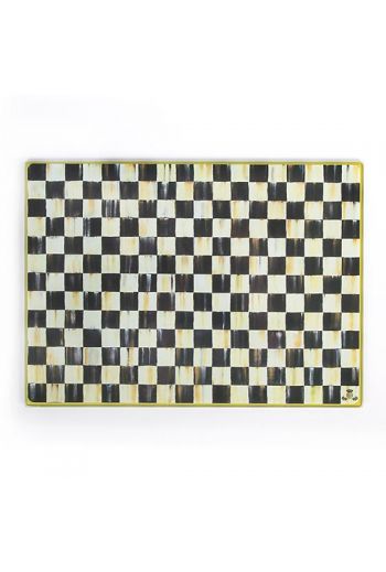 MacKenzie-Childs Courtly Check Cutting Board - 15.75" wide, 11.5" long