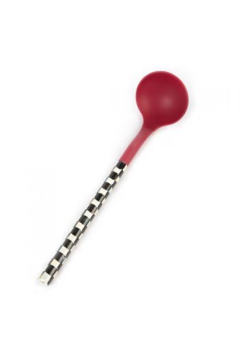 MacKenzie-Childs Courtly Check Red Ladle - 13.5" long