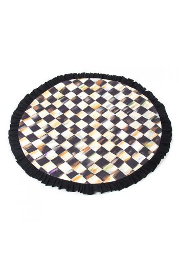 MacKenzie-Childs Courtly Check Round Placemat - 17" dia.