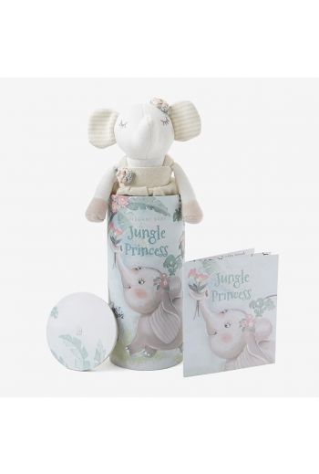 Elegant Baby 10" Princess Elephant Baby Knit Toy w/ Gift Box