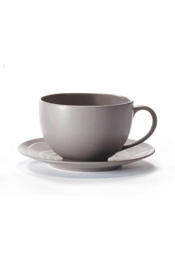 Medard de Noblat Escale Grey Tea Cup And Saucer