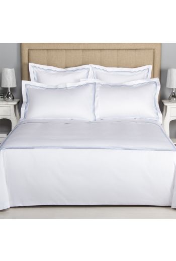 FRETTE Hotel Cruise Queen Sheet Set (1 Queen Flat 95x120, 1 Queen Fitted 61x81+15,   2 Standard Pillowcases 20x32) - Available in 2 Colors
