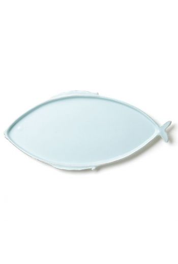 Lastra Fish Aqua Large Oval Platter