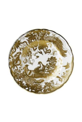 Royal Crown Derby Aves - Gold Dinner Plate