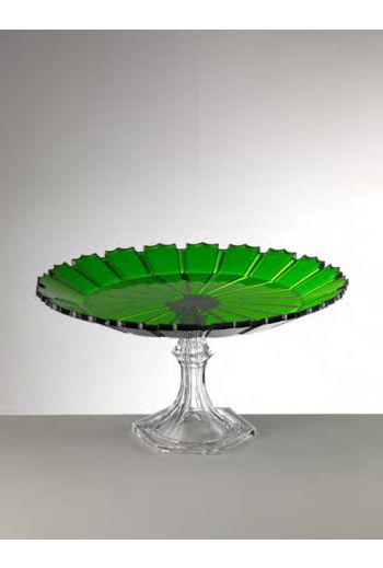 Mario Luca Ninfea Cake Plate Green