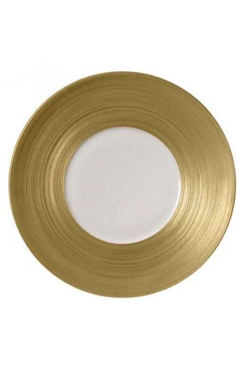 J.L. Coquet Hemisphere - Gold Salad/Dessert Plate